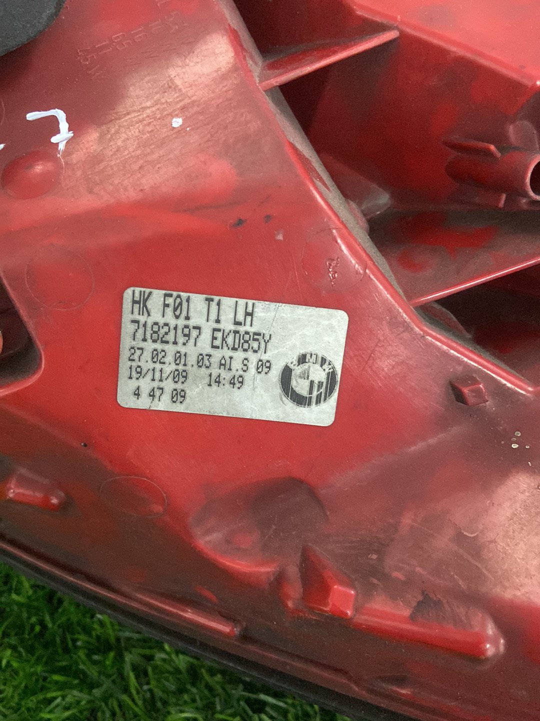 2008 - 2015 BMW 730d Left Taillight 7182197