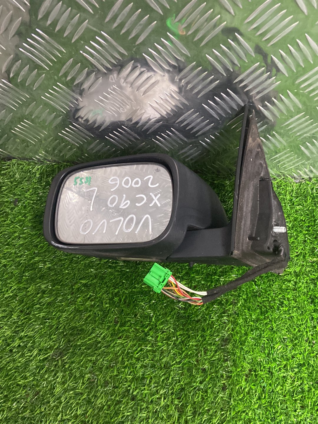 2003 - 2014 Volvo XC90 Left Door Mirror E11 015799 , 13 WIRE