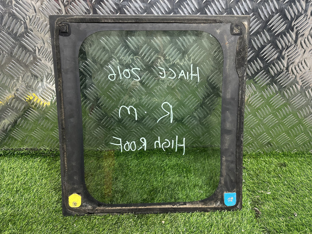 2004-2019 Toyota Hiace H200- Right Rear Cargo Glass PN: M2H3 HIGH ROOF