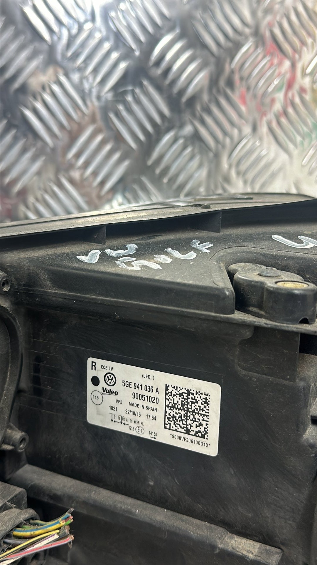 2014-2020 Volkswagen Golf 5G1- Right Headlight PN: 5GE 941 036 A