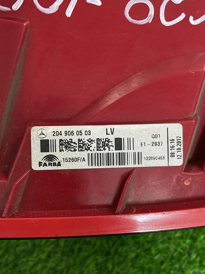 2007 - 2015 Mercedes-Benz C-Class Right Taillight 2049060503