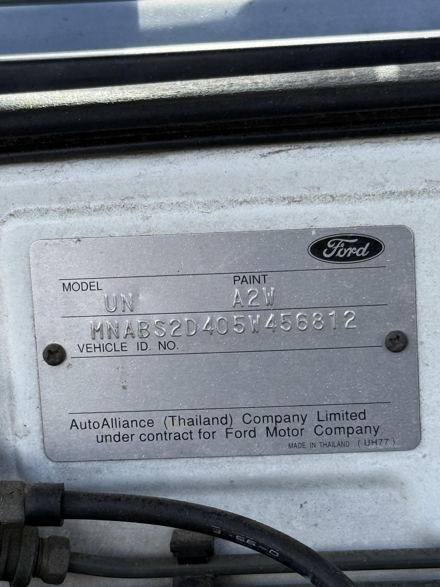 1999 - 2006 Ford Courier WLT WRECKING FOR PARTS ONLY