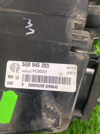 2012 - 2020 Volkswagen Golf Right Taillight 5G0945208