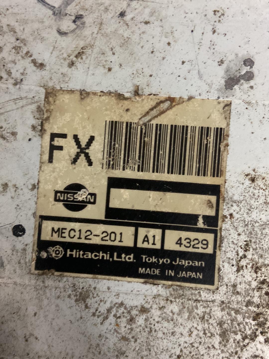 2001 - 2012 Nissan Caravan Engine ECU MEC12201 A1 4329