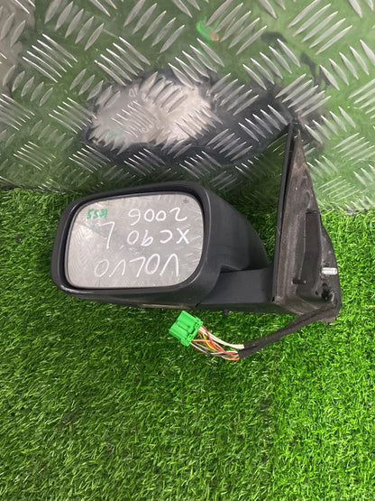 2003 - 2014 Volvo XC90 Left Door Mirror E11 015799 , 13 WIRE