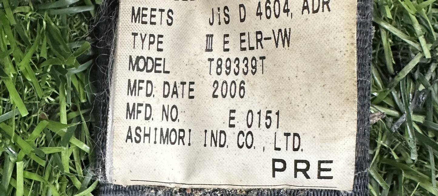 2002-2007 Mazda Demio DY- Right Front Seat Belt PN: T89339T