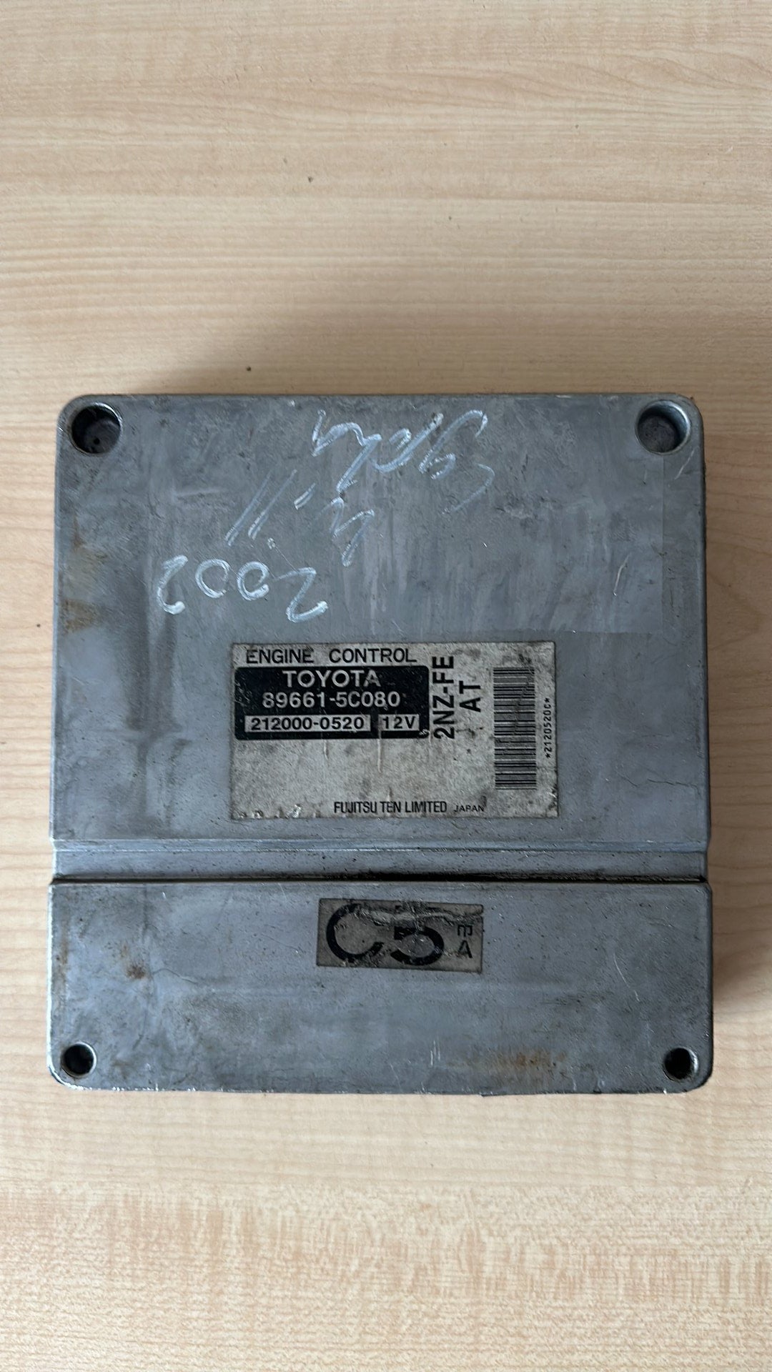 2001-2005 Toyota Will ECU 89661-5C080
