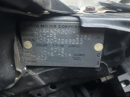 2004 Toyota Estima Aeras ACR30