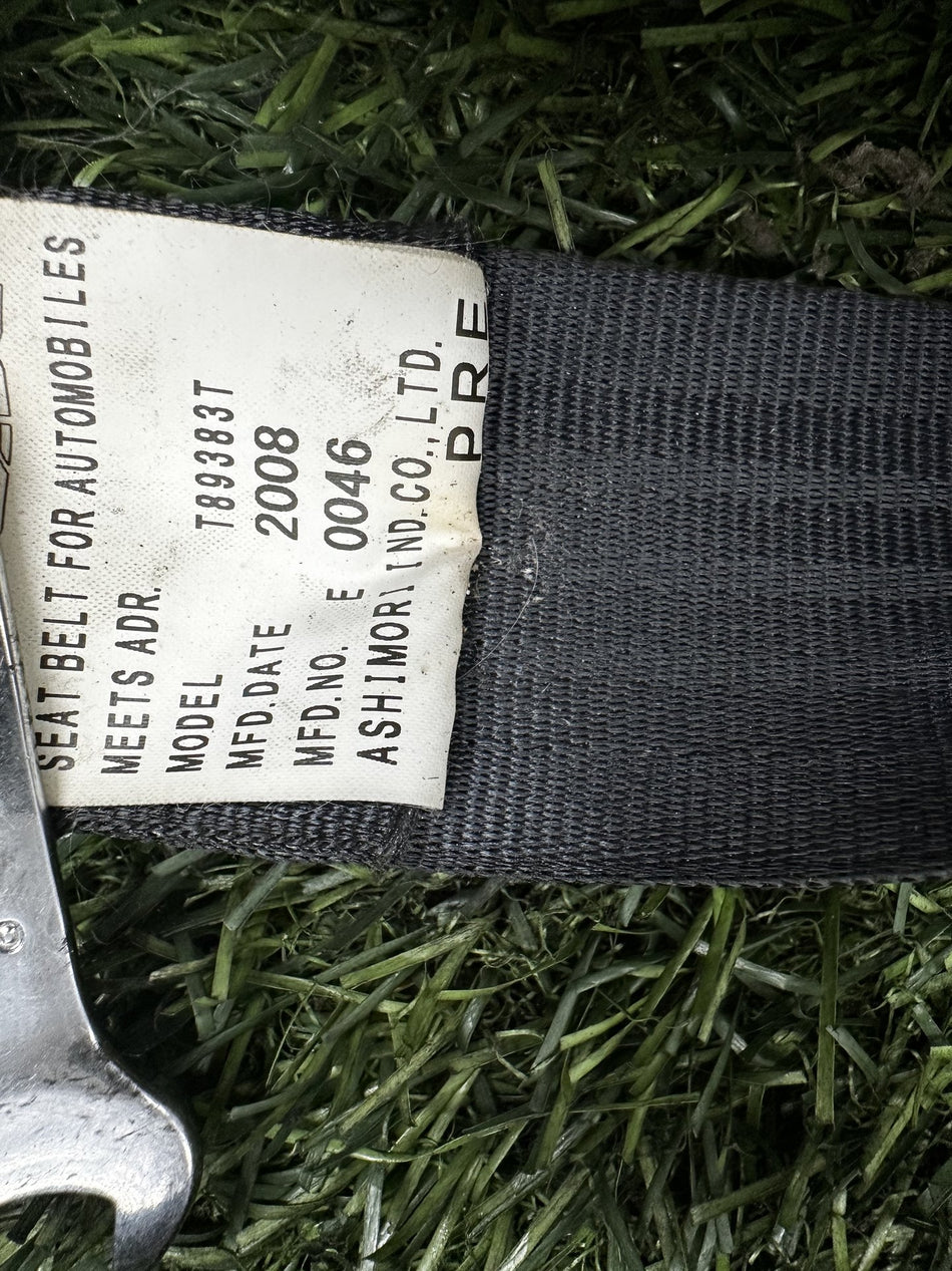 2007-2014 Mazda Demio DE - Right Front Seat Belt PN: T89383T