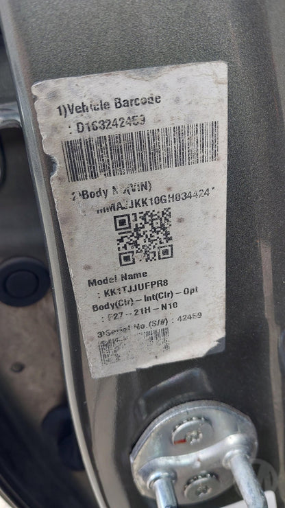 2016 Mitsubishi Triton 4N15 BA8287 WRECKING FOR PARTS ONLY