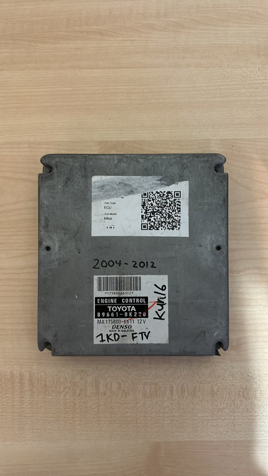 2005-2012 Toyota Hilux- ECU PN: 89661-0K220