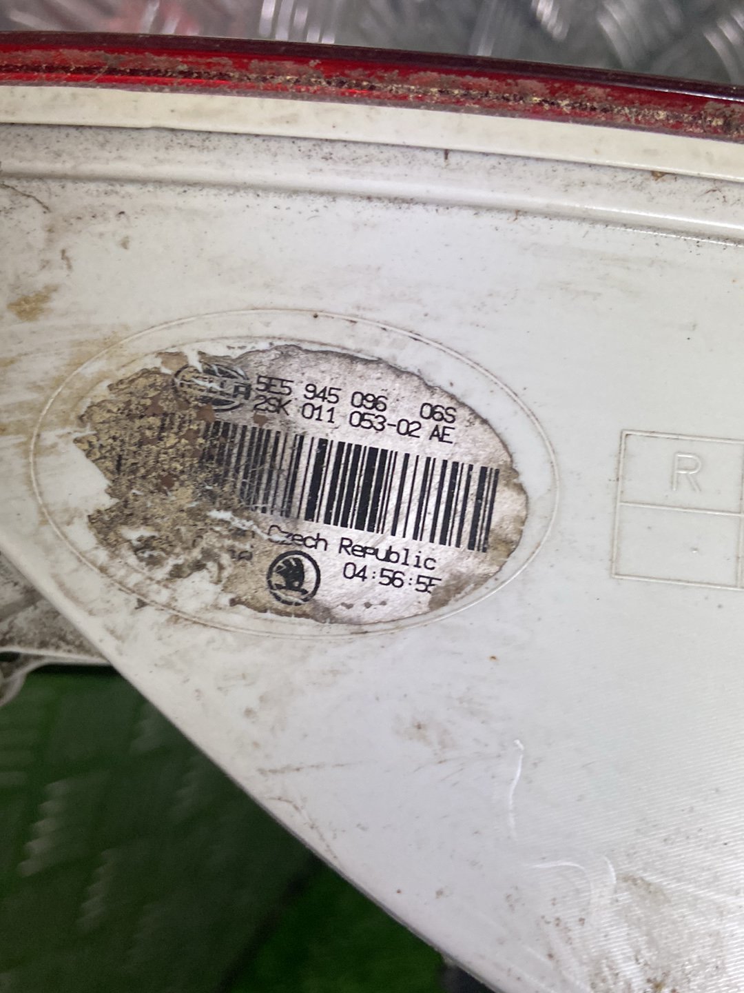 2014 - 2019 Skoda Octavia Right Taillight 5E5945096