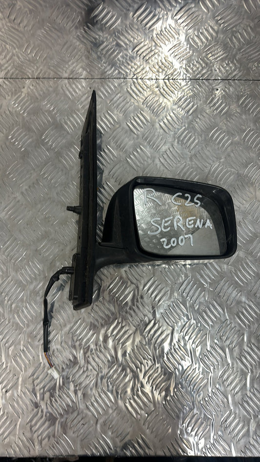2005-2010 Nissan Serena C25- Right Door Mirror PN: 5 WIRE TYPE