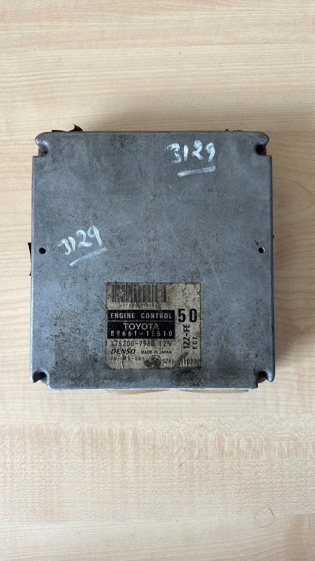 2001-2007 Toyota Corolla ZZE12*- ECU PN: 89661-1E510