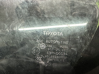 2009-2015 Toyota Prius W30- Left Front Quarter Door Glass PN: M2H4