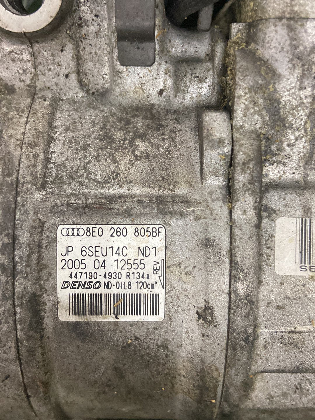 Audi A4 A/C Compressor 8E0260805BF