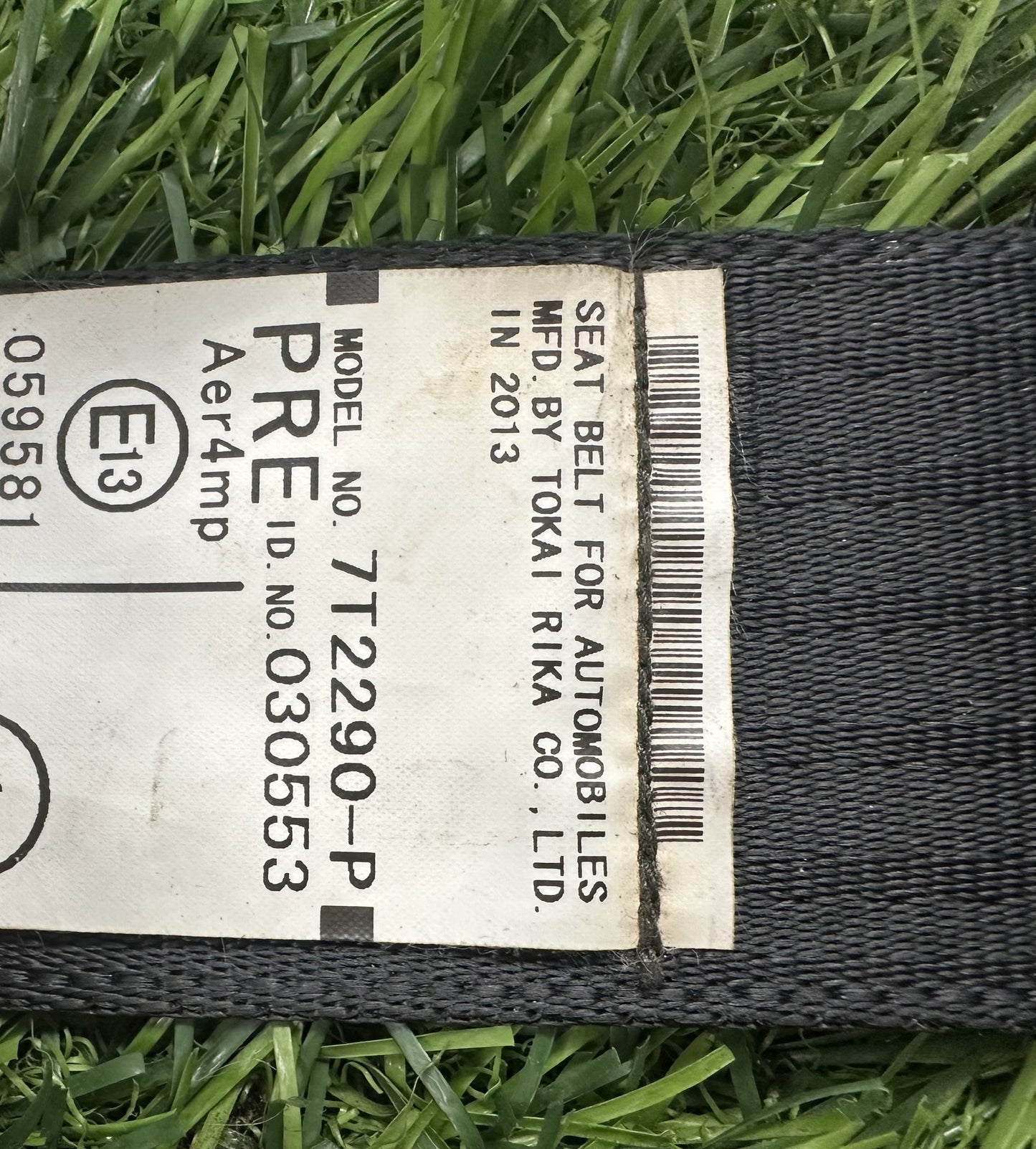 2007-2013 Toyota Highlander- Left Front Seat Belt PN: 7T2290-P