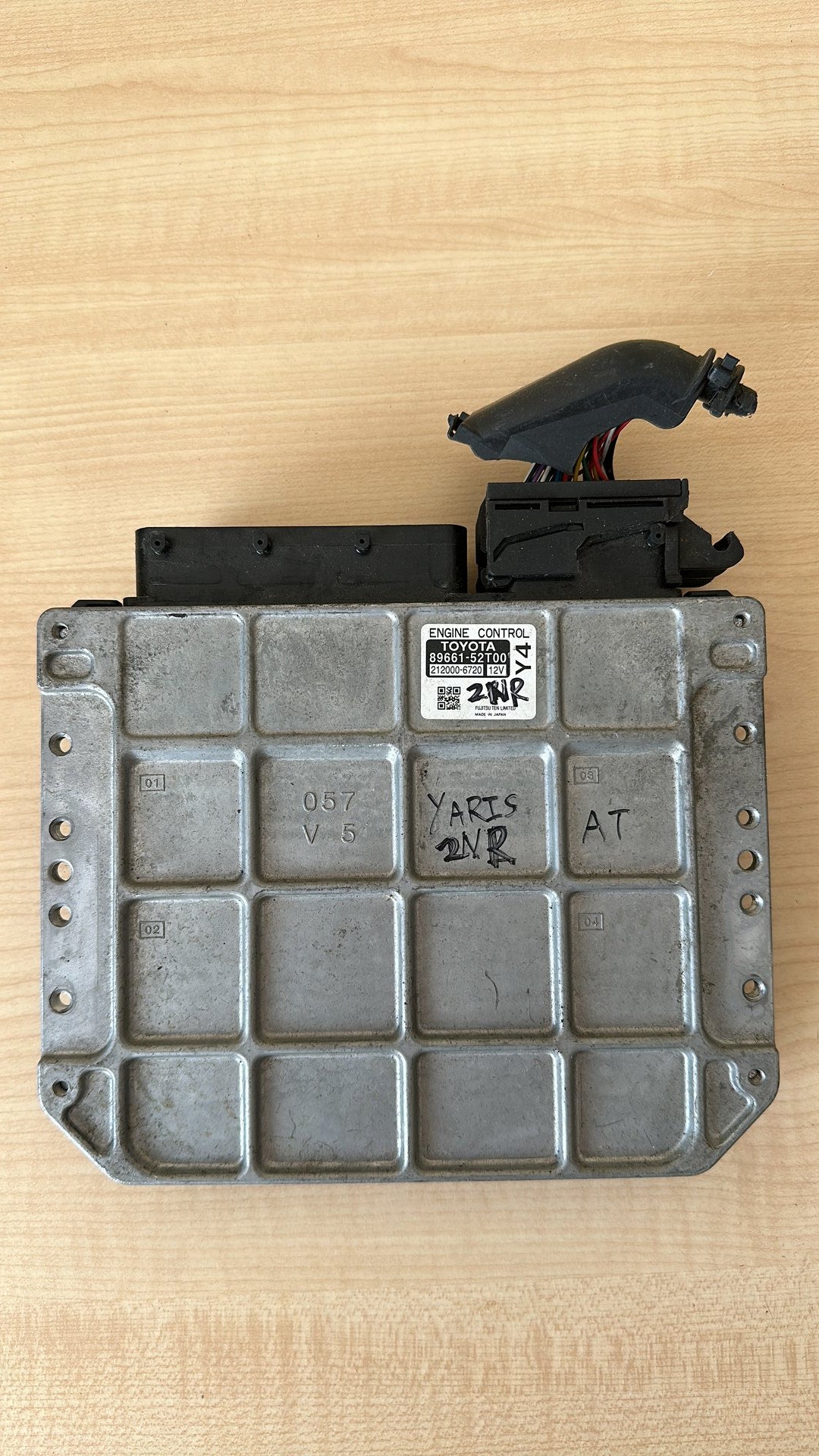 2010-2020 Toyota Yaris ECU 89661-52T00