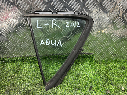 2011-2021 Toyota Aqua NHP10- Left Rear Quarter Door Glass PN: M28.08