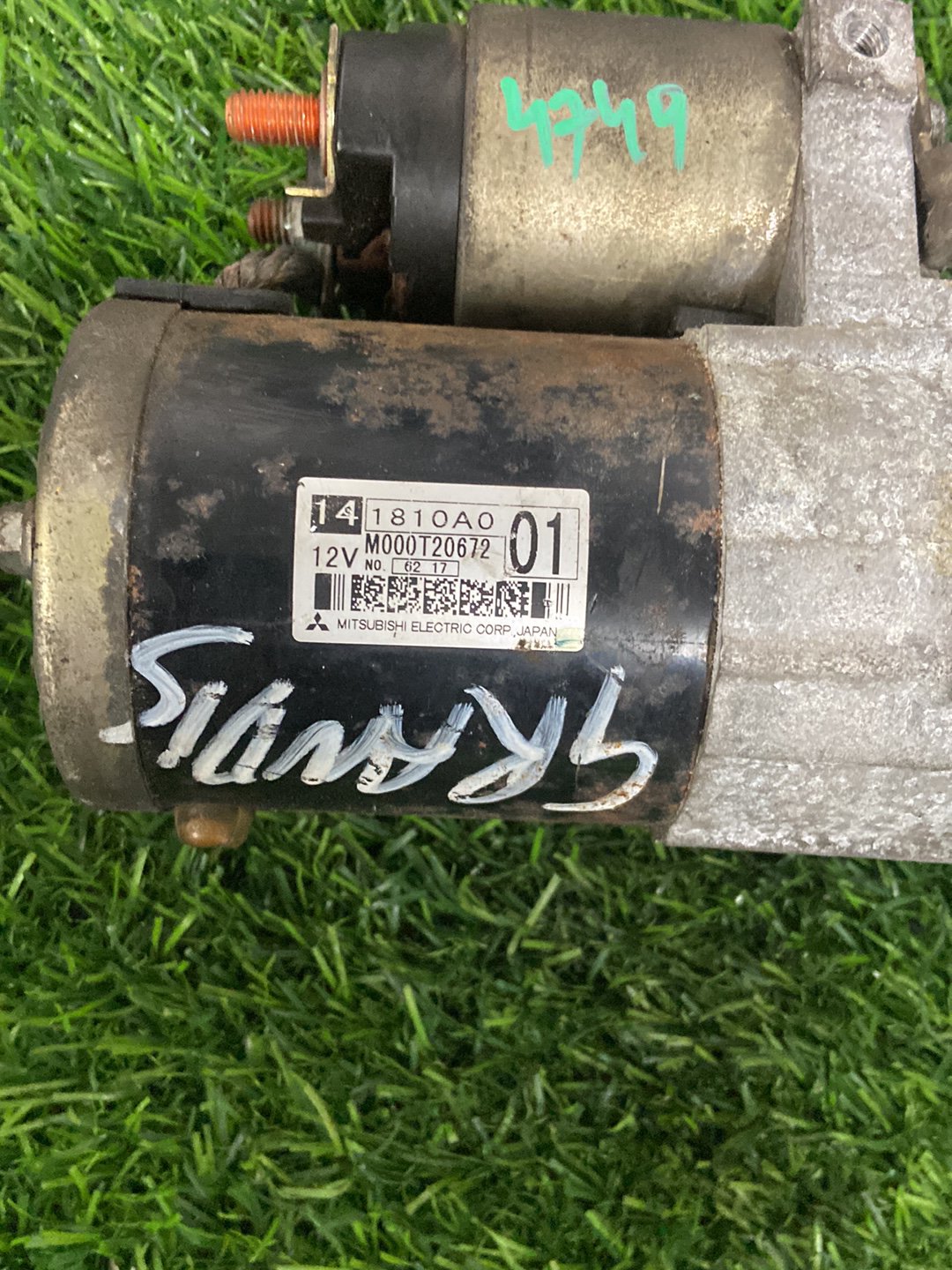 Mitsubishi Grandis Starter Motor M000T20672 , 141810A001