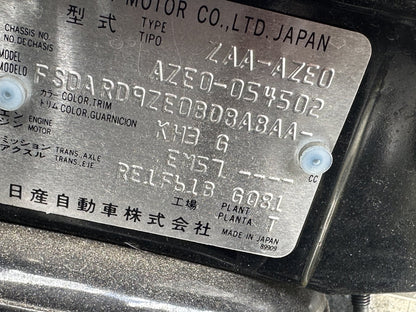 2013 Nissan Leaf EM57 004999A WRECKING FOR PARTS ONLY