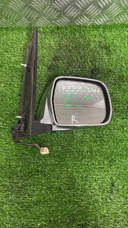 2001 - 2007 Toyota  Right Door Mirror CHROME, 5 WIRE
