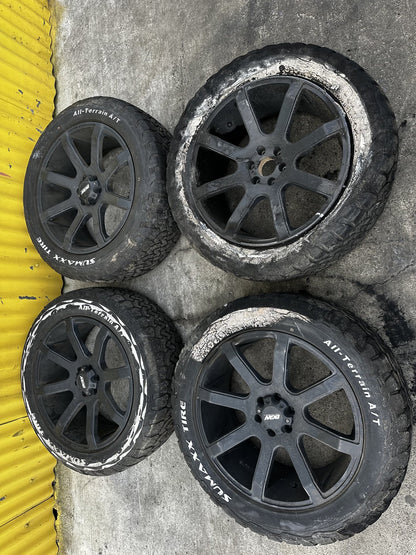 - Wheel Set PN: 20” BGW 20x9J 6x114.3 ET30