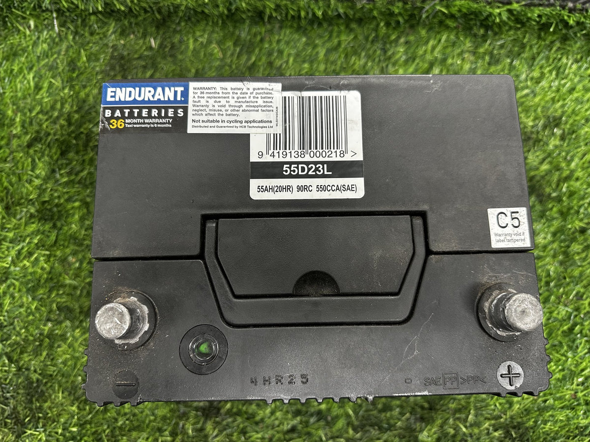 - Battery PN: ENDURANT-12V-55Ah-90RC-550CCA