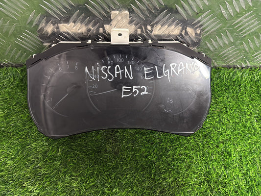 2009-2020 Nissan Elgrand E52- Instrument Cluster PN: 112,000 KMs