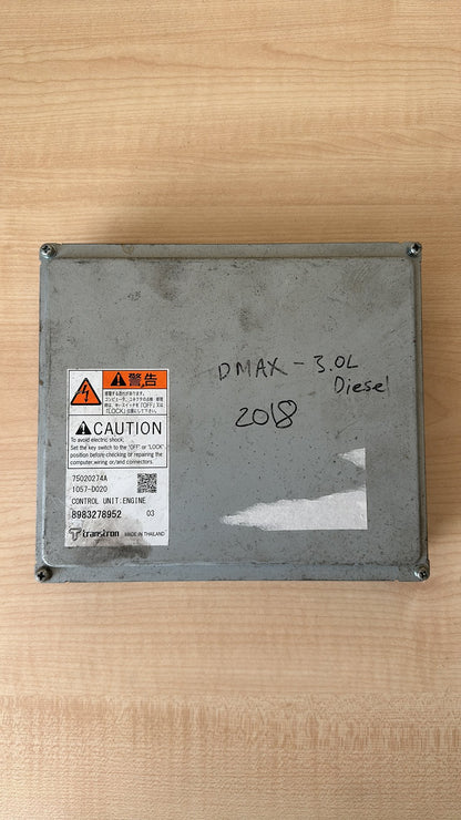 2012-2020 Isuzu D-Max ECU 8983278952