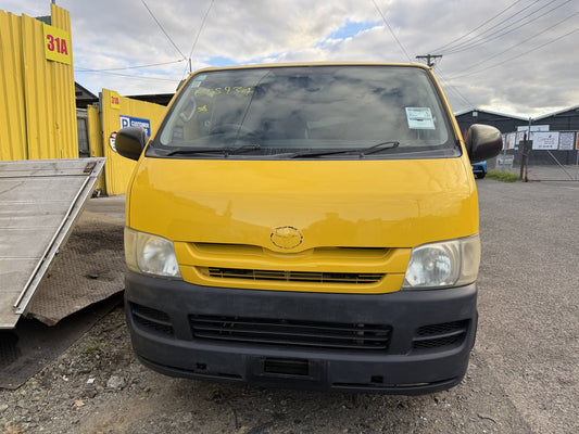 2009 Toyota Hiace 1KDFTV1887112 WRECKING FOR PARTS ONLY