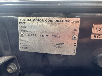2003 Toyota Land Cruiser 1KZ WRECKING FOR PARTS ONLY
