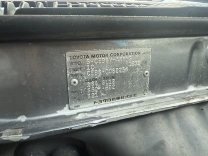 1989 Toyota Corolla CE960062254