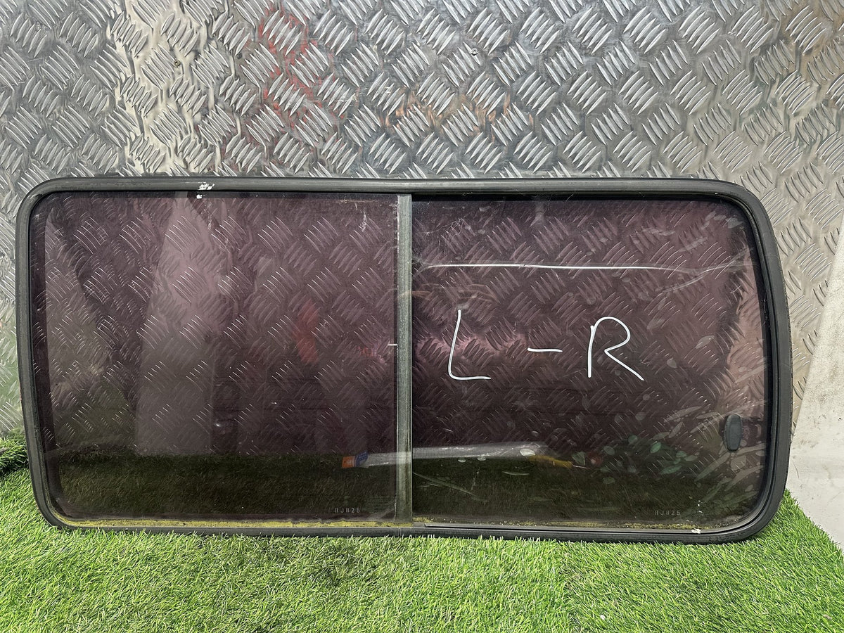 1990-2004 Toyota Hiace H100 RZH103 - Left Rear Sliding Glass PN: AS2M- SHORT WHEEL BASE
