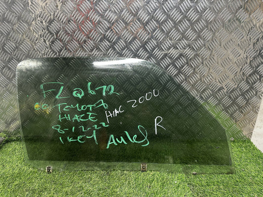 1990-2004 Toyota Hiace H100- Right Front Door Glass PN: TINTED