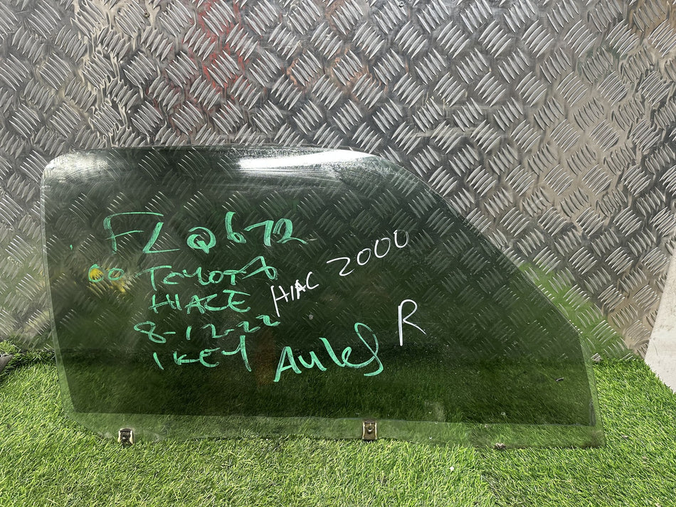 1990-2004 Toyota Hiace H100- Right Front Door Glass PN: TINTED