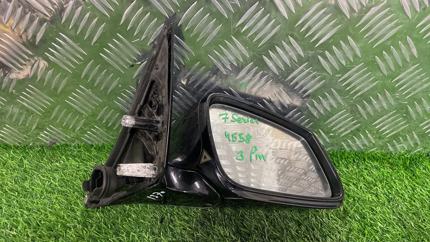 2009 - 2015 BMW 7 Series Right Door Mirror 3 PIN TYPE