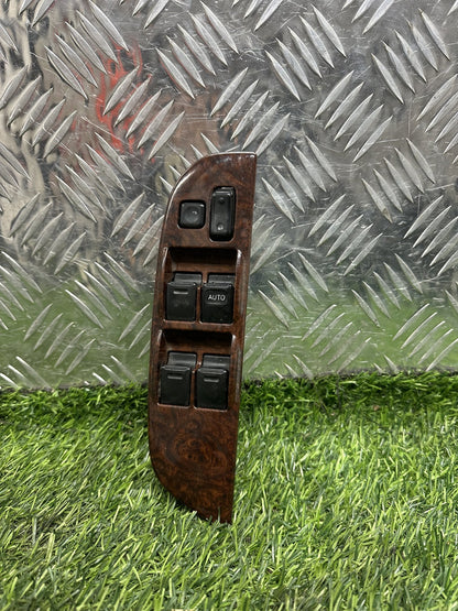 1996-2002 Toyota Land Cruiser Prado- Right Front Master Power Window Switch PN: WOOD FINISHED