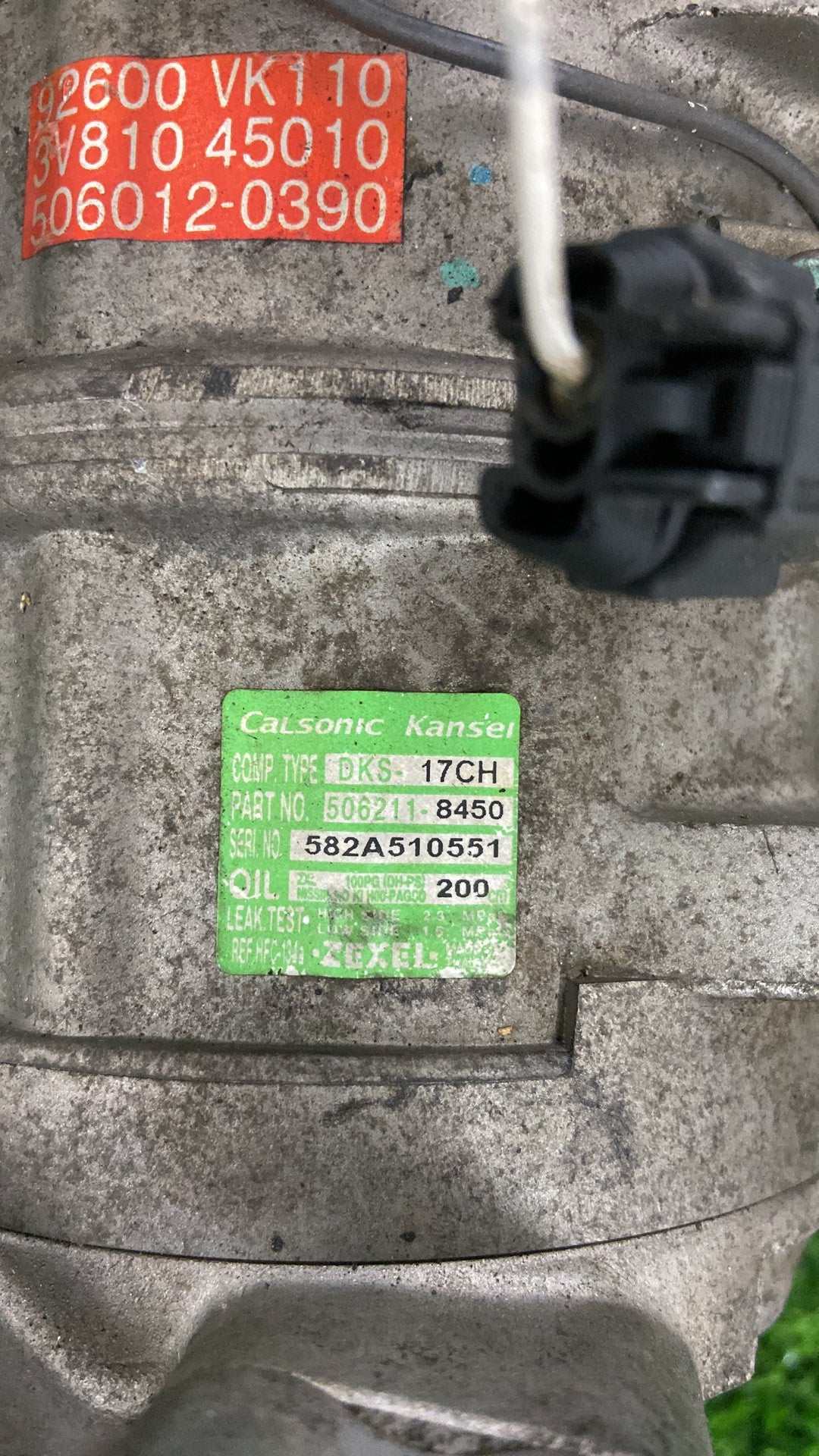 A/C Compressor 92600VK110, 506012-0390