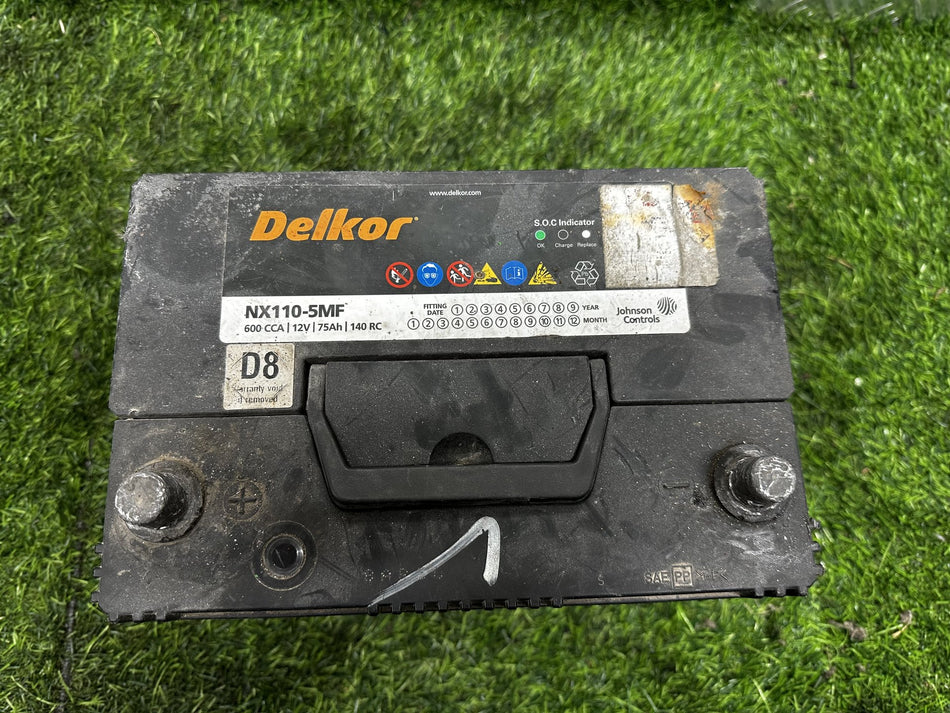 - Battery PN: DELKOR-12V-75Ah-140RC-600CCA